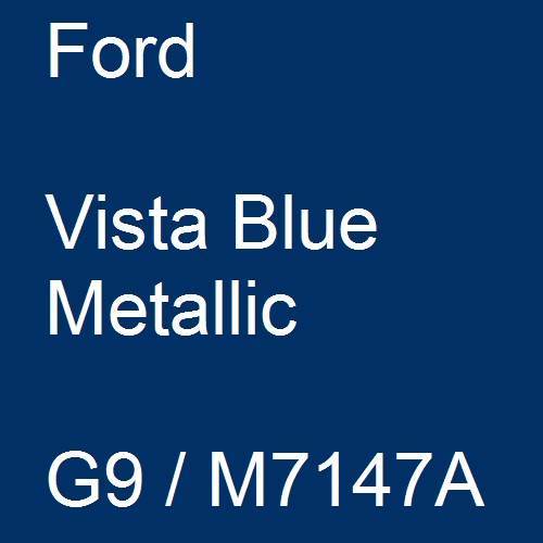 Ford, Vista Blue Metallic, G9 / M7147A.